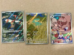 Pokemon TCG Destined Rivals Illustration Rare 3 Card Lot - Image 1
