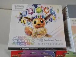 ??Pokemon Center Prismatic Evolutions ETB, UPC & Sticker Collection Lot Sealed?? - Image 2