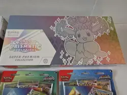 ??Pokemon Center Prismatic Evolutions ETB, UPC & Sticker Collection Lot Sealed?? - Image 3