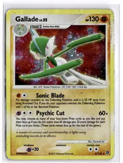 Pokemon TCG Gallade 6/132 Secret Wonders Holo Rare DAMAGED - Image 1