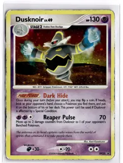 Pokemon TCG Dusknoir DP33 Diamond and Pearl Holo Rare DAMAGED - Image 1