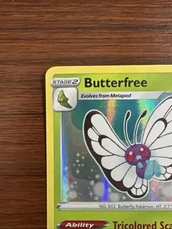 Butterfree Rare Holo Card 003/264 Swsh08: Fusion Strike Pokemon TCG 2021 - Image 2
