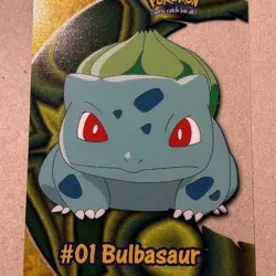 2000 TOPPS Pokemon #01 Bulbasaur PC2 TV Animation CLEAR see-through card - Image 3