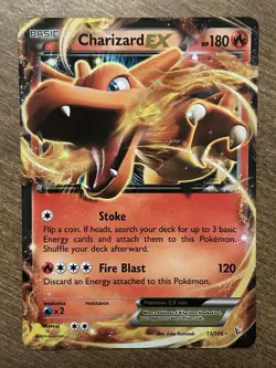 ULTRA RARE Charizard EX 11/106 Pokemon XY Flashfire Holographic Holo Foil - Image 1