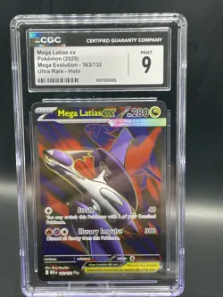 CGC 9 (Mint) Mega Latias EX [MEG 163/132] -MEG: Mega Evolution- Ultra Rare - Image 1
