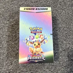 Pokemon TCG Prismatic Evolutions booster bundle display case - unsealed ✅ - Image 1