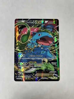 Venusaur EX XY123 XY Black Star Promo Holo Pokemon Card - Light Played - Image 1