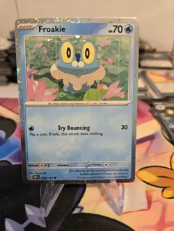 Pokemon TCG Froakie 056/197 Obsidian Flames COSMOS HOLO NM/M - Image 1