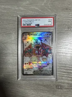 Pokemon TCG Charizard EX Obsidian Flames Holo Ultra Rare Card 215/197 - Image 1