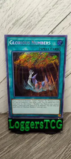 Yu-Gi-Oh! Glorious Numbers / BLRR EN035 1st Edition LP - Image 1