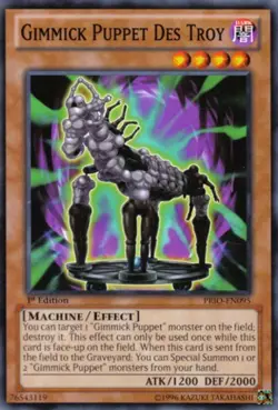 Gimmick Puppet Des Troy - PRIO-EN095 - Common - Unlimited Edition - Lightly Play - Image 1