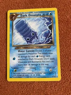Lot of Dark Pokemon Cards Omanyte Ariados Golduck Weezing Ungraded - Image 2