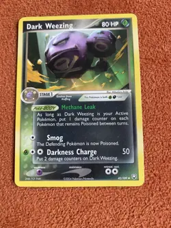 Lot of Dark Pokemon Cards Omanyte Ariados Golduck Weezing Ungraded - Image 3