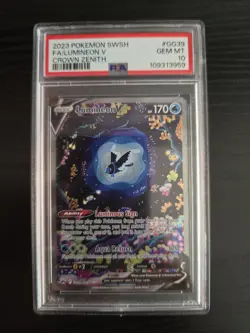 Lumineon v Crown Zenith: Galarian Gallery Ultra Rare Card #GG39/GG70 Psa 10 - Image 1