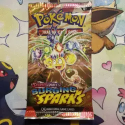 POKEMON SURGING SPARKS BOOSTER PACK - 1 Pack, 10 Cards - Random Art - SEALED NEW - Image 1