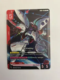 Qubeley LR - GD02-036 - Dual Impact Gundam TCG Card Game - Image 1