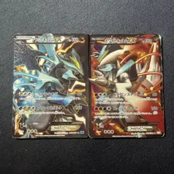 Pokemon Card Black Kyurem EX White Kyurem EX SR Set of 2 Japanese [MP] - Image 1