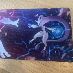 Mew And Mewtwo Rubber Playmat Play May For Tcg Trading Card Games Cards - Image 3