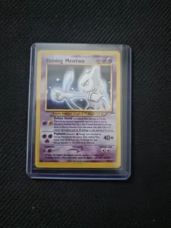 Shining Mewtwo Holo Nm Secret Rare Card 109/105 Neo Destiny - Image 1