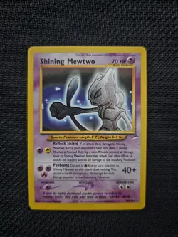 Shining Mewtwo Holo Nm Secret Rare Card 109/105 Neo Destiny - Image 3