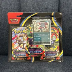 Pokemon Trading Card Game Phantasmal Flames - 3 Booster Blister - New Sealed - Image 1