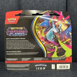 Pokemon Trading Card Game Phantasmal Flames - 3 Booster Blister - New Sealed - Image 2