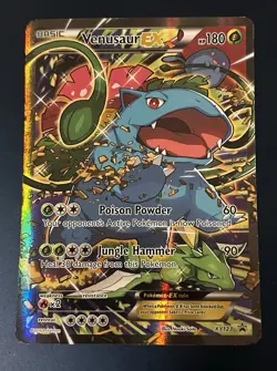 Pokemon TCG Venusaur EX XY123 Promo Ultra Rare Holo Card - Image 1
