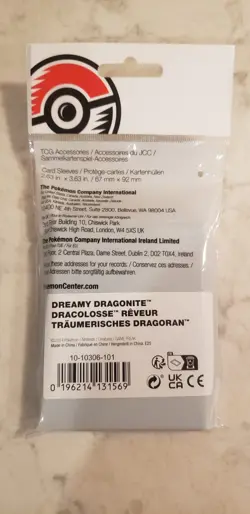 Dreamy Dragonite Pikachu Card Sleeves (65 Count) Pokemon Center Official Sealed - Image 2