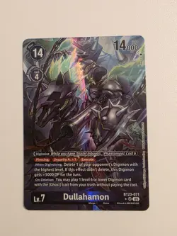 Dullahamon Alt Art BT23-071 SR Hackers Slumber Digimon Card Game - Image 1