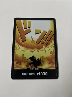 One Piece CCG: Two Legends-Ace- Don!! Card Your Turn +1000 promo foil - Image 1