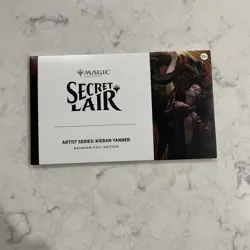 MTG Secret Lair Artist Series: Kieran Yanner Rainbow Foil Edition Sealed In Hand - Image 1