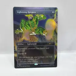 Lightning Greaves NM #1987 Rainbow Foil MTG Secret Lair - Image 1