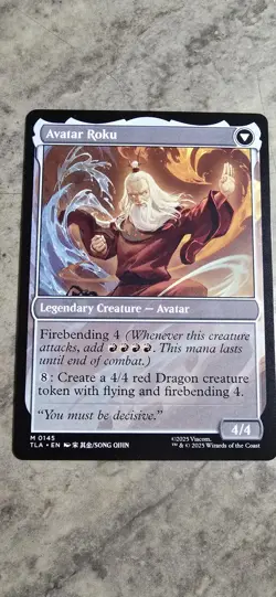 The Legend of Roku Mythic Enchantment Saga MTG NM - Image 2