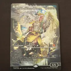Herald of Eternal Dawn (Showcase) FOIL MTG Foundations Mythic 423 NM - Image 1