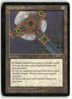 MTG Gustha's Scepter - Alliances Heavily Played English - Image 1