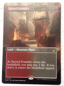 Sacred Foundry - Extended Art RVR NM MTG - Image 1