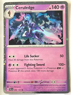 Ceruledge 098/193 Cosmos Holo Promo Paldea Evolved - Pokemon TCG - Near Mint NM - Image 1