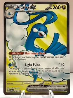 Pokemon Altaria ex 232/182 Paradox Rift Scarlet & Violet Ultra Rare Full Art - Image 2