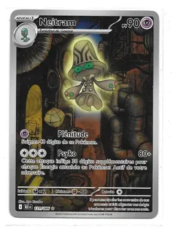 CARTE POKEMON NEITRAM 121/086 90 PV SERIE ECARLATE ET VIOLET FOUDRE NOIRE NEUVE - Image 1