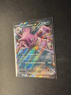 Pokemon Karte Team Rockets Nidoking EX 119/182 Ewige Rivalen Near Mint Deutsch - Image 2