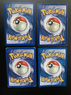 ??LOTTO 4 CARTE POKEMON:2/102 BLASTOISE BASE+1/62 FOSSIL + 2/82 + 12/64 JUNGLE?? - Image 2