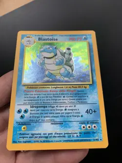 ??LOTTO 4 CARTE POKEMON:2/102 BLASTOISE BASE+1/62 FOSSIL + 2/82 + 12/64 JUNGLE?? - Image 3