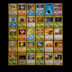30x Pokemon Karten WOTC Sammlung gemischt div. Set TCG non Holo #30 - Image 2