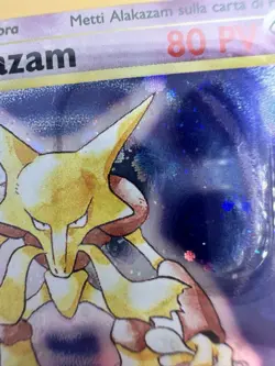POKEMON BGS 8 ALAKAZAM SET BASE PRIMA EDIZIONE 1/102 ITALIANO ITA HOLO NM - MINT - Image 4