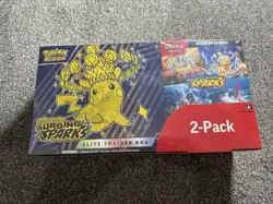 Pokemon Surging Sparks ETB + Booster Bundled 2-pack Sealed Ships ASAP! - Image 2