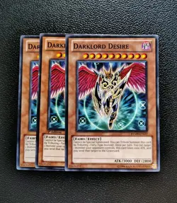 Yu-Gi-Oh - Darklord Desire 3X - Full Playset - Image 1