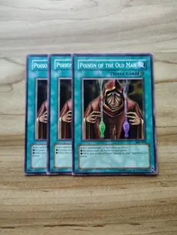 Yu-Gi-Oh! - Poison Of The Old Man 3X - Full Playset - Image 1