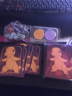 x65 Sealed Charmander Obsidian Flames Card Sleeves from Pokemon TCG ETB - Image 1