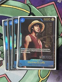 x1 Monkey D Luffy Premium Card Collection Live Action Edition P-055 One Piece - Image 1