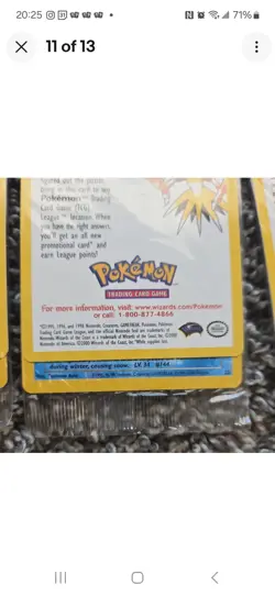ALL SEALED Ancient Mew +3 Legendary Birds (4) Cards SEALED Pokemon The Movie - Image 2